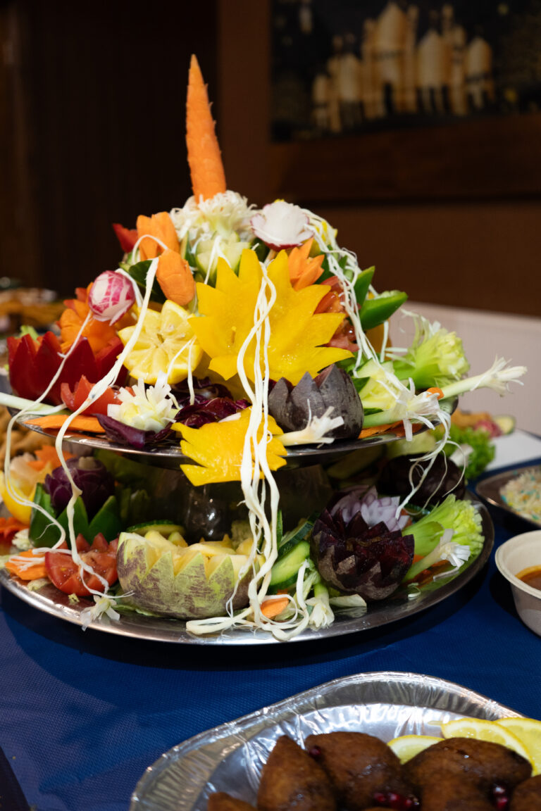 Fruits and veg display