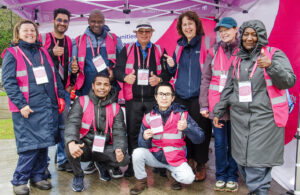 Roscommon Volunteer team helping for the day