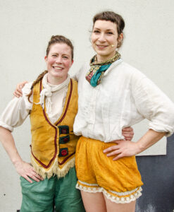 Aoife Raleigh and Maria Corcoran of Symmetry Circus.